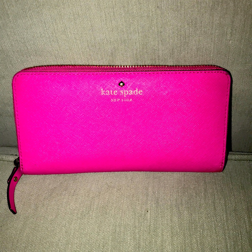 Bright Pink Kate Spade Wallet